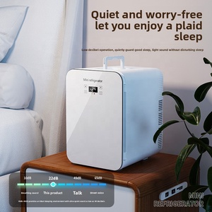 10L Fashion Style Cosmetics <b>Refrigerator</b> 12v Beautiful Household Mini Fridge Have LED Digital Display Screen Mini <b>Refrigerator</b> M - Product Image 4