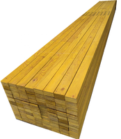 Fushi, panneaux de contreplaqué LVL de première qualité, certifiés BSI, norme australienne, E0, 200x45mm, peints en jaune, pour revêtements de sol extérieurs, utilisation hôtelière, pin WBP