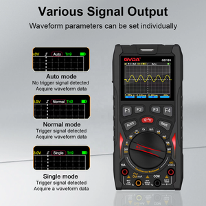 Oscilloscope numérique GVDA 50 MS/s Taux d'échantillonnage 12MHz Multimètre analogique à bande passante Testeur Générateur de signaux avec stockage de formes d'onde - Product Image 5