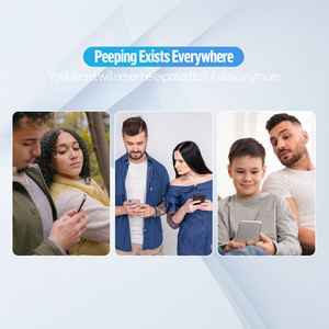 Protecteur d'écran en verre trempé BLUEO anti-espionnage, anti-choc, couverture intégrale, déverrouillage par <span class=keywords><strong>empreinte</strong></span> digitale pour Samsung S26 S25 - Product Image 4