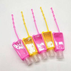 สินค้าใหม่ปี 2020 แอลกอฮอล์ล้างมือแบบพกพาพร้อมปลอกซิลิโคนหุ้มขวด - Product Image 5