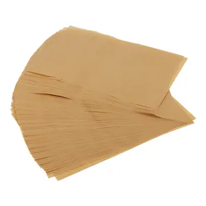 L'involucro Sandwich personalizzato monouso in carta da forno impedisce macchie di cibo carta da imballaggio per alimenti Kraft resistente al grasso