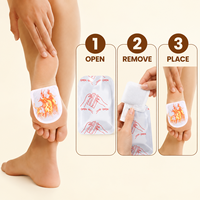 Patch chauffant thérapeutique en tissu non tissé pour mains et pieds, longue durée, certifié CE, à base de poudre de fer, 10 ml, durée de conservation 2 ans