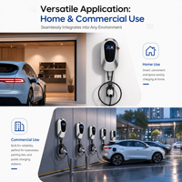 Station de recharge pour véhicules électriques 7 kW 32 A GB/T, chargeur mural pour VE 7 kW 11 kW 22 kW, station de recharge intelligente pour la maison, stations de recharge murales