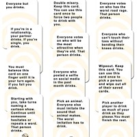 Jeu à boire amusant pour adultes, jeu de cartes de fête avec défis, idéal pour les soirées, enterrements de vie de jeune fille, 21e anniversaire et soirées jeux