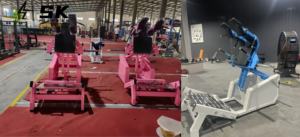 جهاز تدريب الأرداف SK، آلة قابلة للتعديل لتمارين تمديد الساق وثني الساق، جهاز رفع الأرداف وتمارين اللياقة البدنية للساقين - Product Image 4