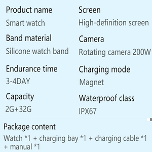 Reloj Inteligente 6+64G, Pantalla <span class=keywords><strong>HD</strong></span> <span class=keywords><strong>de</strong></span> 2.02 Pulgadas, Batería Grande <span class=keywords><strong>de</strong></span> 980mAh, 2 Correas, GPS, Wifi, Cámara Giratoria, <span class=keywords><strong>Video</strong></span>, SOS, Tarjeta SIM 4G 5G, Whatsapp, Youtube - Product Image 6