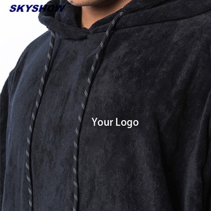 Nuovo arrivo Logo personalizzato spiaggia <span class=keywords><strong>impermeabile</strong></span> nuotata spessa calda fasciatura Surf Poncho asciugamano con Logo - Product Image 6