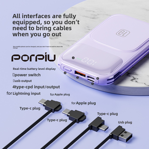 Công Suất Cao 20000MAh Cho Từ Ngân Hàng Điện 22.5W Nhanh Chóng Sạc LED Hiển Thị 20W Đầu Ra 15W Không Dây Sạc Ngân Hàng Điện - Product Image 3