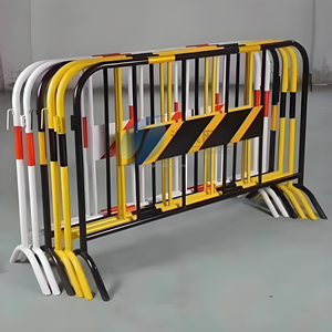 Tùy chỉnh 8.5 ft nhiệm vụ nặng nề thân thiện với môi mạ kẽm/Sơn tĩnh điện thép kiểm soát đám đông cho người đi bộ tường hàng rào lưới mắt cáo cửa - Product Image 6