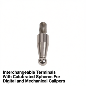 Interchangeable <b>Terminals</b> With Calibrated Spheres For Digital And Mechanical Calipers - Product Image 2