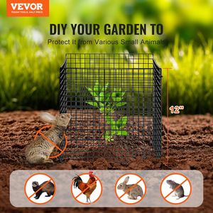 Paquete de 10 jaulas protectoras para plantas de 12x12 pulgadas Control de plagas de animales para verduras protege las plantas de los animales - Product Image 2