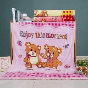 <span class=keywords><strong>Couverture</strong></span> en raschel pour bébé, super douce, style espagnol, turc, chaud, style coréen, 2 plis, gaufrée, confortable, en fausse fourrure, marron uni, imprimé <span class=keywords><strong>panda</strong></span> nuageux - Product Image 3