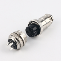 Connecteur d'aviation étanche IP68 Newstep GX12 2-15 broches, fiches mâle/femelle, contacts en cuivre plaqué or, boîtier TPU, AC/DC
