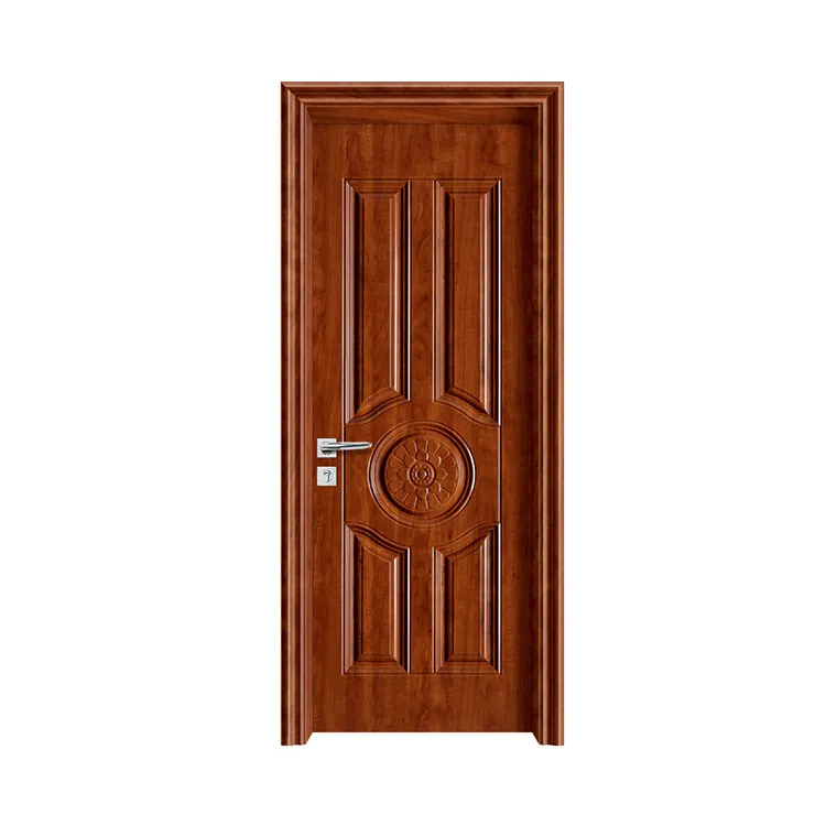 أفضل بيع PVC الباب التقليدية تصميم باب خشبي ل الداخلية غرفة مع رخيصة الثمن