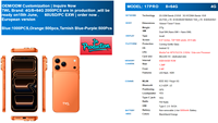 Teléfono Inteligente Android 2026 I 4G LTE Versión EU 8+64GB 17Pro Marca TWL, Batería de 4000mAh, Doble SIM, Pantalla de 6.67 Pulgadas