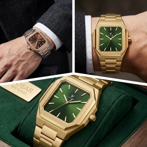 <span class=keywords><strong>Orologio</strong></span> di Alta Qualità Personalizzato OEM in Acciaio Inossidabile, Cassa 36mm, Movimento Giapponese PC21, Resistente all'Acqua 3ATM, <span class=keywords><strong>Orologio</strong></span> al Quarzo di Lusso da Uomo con Cinturino 20mm - Product Image 2