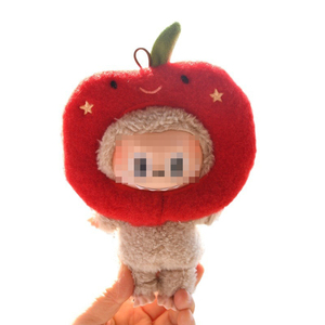 Nouveau La écharpe avec 17cm tissu pendentif dessin animé jouet Style arbre de noël couvre-chef porte-clés poupée vêtements accessoire - Product Image 3