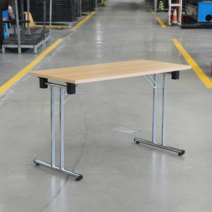 Pieds de table pliables en métal chromé, <span class=keywords><strong>base</strong></span> de cadre en acier moderne pour tables à manger et de bureau - Product Image 3