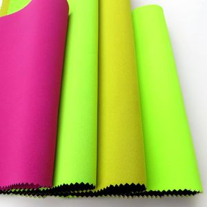Corte láser 100% SBR Tela de neopreno de dos caras verde Neopreno súper elástico laminado para ropa - Product Image 5
