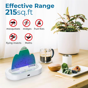 Trampa de pegamento UV para plagas voladoras, seguro y eficaz Plug in Bug Zapper para uso en interiores en salas de estar y oficinas - Product Image 6