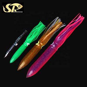 SUPERIORFISHING Leurre Calamar Bulbe 6\" 9\" 12\" 15\" Leurre <span class=keywords><strong>de</strong></span> Pêche au Calamar Pesca Trolling Leurres <span class=keywords><strong>de</strong></span> Pêche au Calamar LS201 - Product Image 3