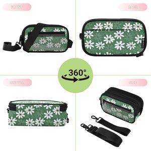 Bolso Bandolera de Viaje 3 en 1 con Múltiples Bolsillos y Estampado Floral, Bolso Organizador de Viaje con Estampado Personalizado, Bolso Cruzado con Flores para Mujer - Product Image 3