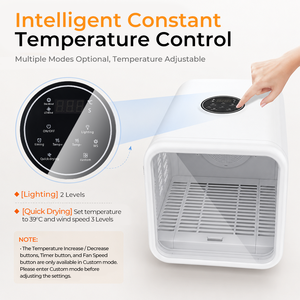 Secadora Automática para Mascotas de 62L, Máquina de Peluquería Canina para Interiores, Temperatura Constante, Bajo Ruido, para Gatos y Perros Pequeños - Product Image 5