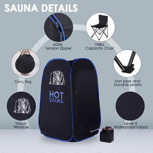 Bon marché Équipement de <span class=keywords><strong>spa</strong></span> à vapeur pour usage familial en intérieur Mini tente de sauna à domicile portable privée - Product Image 5