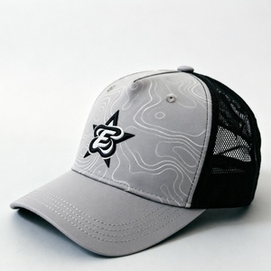 Gorra de béisbol de malla personalizada con bordado, gorra trucker con bordado de escudo, malla transpirable para hombres y mujeres - Product Image 3
