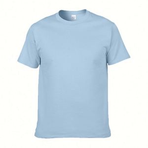Custom Made <b>Cheap</b> ODM&OEM Men's Casual Slim Fit Short Sleeve T-Shirt Men With Print logo 210 280 Gsm Cotton - Product Image 4