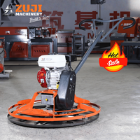Truelle à béton à essence 150 tr/min ZUJI ZJ90 5,5 CV, polisseuse latérale, profondeur de travail 10 cm, boîte de vitesses robuste
