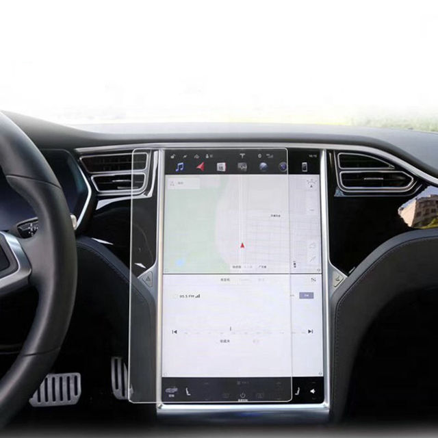 LFD11 2025 Touch Screen Car Display Screen Protector HD Clear Ultra-Thin TPU Tesla Model S Anti-Glare Navigation Film