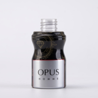 Étiquettes de bouteille en verre noir pour étiquettes d'emballage rétractable en pvc d'huile Étiquette imprimée personnalisée pour bouteille d'huile en verre