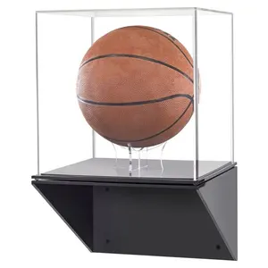 篮球用壁挂式丙烯酸有机玻璃球展示盒
