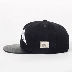 Gorras de Béisbol Personalizadas al por Mayor con Logotipo Bordado en 3D, Visera de Cuero, Gorras Planas Ajustables con Cierre a Presión para Hombre - Product Image 3