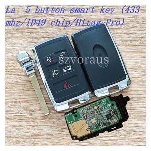 Alta calidad para <span class=keywords><strong>Lamborghini</strong></span> <span class=keywords><strong>llave</strong></span> de coche inteligente de 5 botones 433 Mhz/Chip ID49/control remoto Hitag Pro - Product Image 2