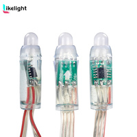Módulo de Luz LED Inteligente WS2811 de 0.3W, Resistente al Agua IP67, con Cambio de Color RGB IC, Luz Puntual LED Digital WS2811 de 5V CC/12V CC