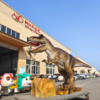 Modèles de dinosaures animatroniques électriques simulés, dinosaures réalistes pour parc à thème