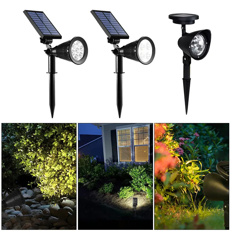 Lampe solaire Offre Spéciale de poteau de jardin de lumière de voie de poteau de cour de lumière solaire extérieure a mené la borne, jardin extérieur de lumières solaires