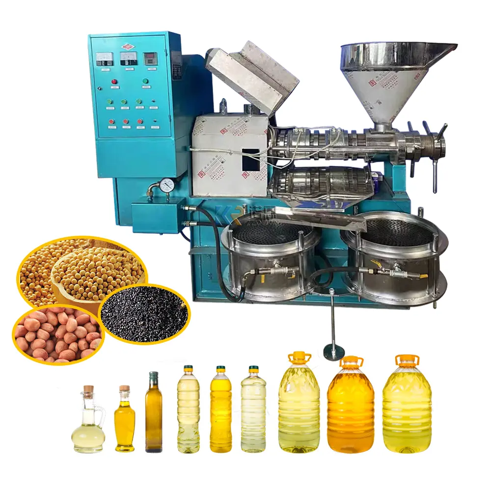 Hot Selling Automatic Screw Oil Extractor Expeller Canola Avocado Kokosnuss samen Palmöl presse mit Filter