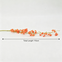 Fleur artificielle en soie de saule des neiges de 110 cm, fausse spiraea pour la décoration de mariages, fêtes et événements, vente en gros d'usine