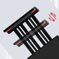Support de sol télescopique réglable à bras long et rotation à 360 degrés pour téléphone et tablette, idéal pour TikTok Live