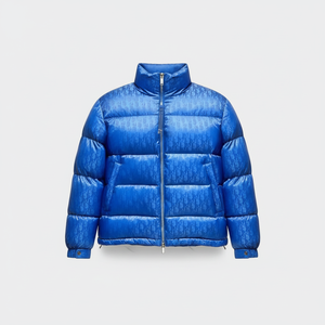 Vêtements d'extérieur personnalisés imperméables coupe-vent pour homme, doudoune rembourrée brillante d'hiver avec capuche, doublure en laine sur le devant, séchage rapide et respirant - Product Image 1