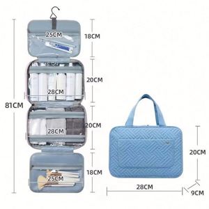 Venta Directa de Fábrica, Bolsa de Aseo Impermeable de Pequeño Tamaño, Bolsa de Viaje Colgante, Bolsa de Almacenamiento de Maquillaje, Bolsa Colorida de Alta Calidad - Product Image 6