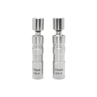 Clé à douille magnétique pour bougies d'allumage, adaptateur pivotant, rallonge longue, kit d'installation, de remplacement et de réparation, outil de démontage et de réglage de l'écartement