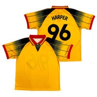 Maillot de football pour garçons en gros d'usine, personnalisation du logo par transfert thermique, coupe ample et respirante, maillot d'équipe de football