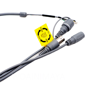 Arnés de cableado de video BNC para automóvil DC12V Power OSD Cables de control Cables Conjuntos de cables Cable de control de cámara Fabricante de cables - Product Image 5