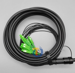 Mini SC MPO Zu 12 SC/APC Glasfaserkabel 5.0mm monomode LSZH Typ a 15 mètres pour centre de données FTTH FTTB 5G BBU RRU - Product Image 3