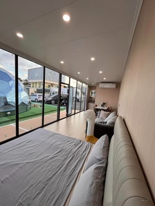 20ft Outdoor Moderne Populaire Prefab Huis Tiny House Mobiel Werkhuis Kantoorpod Appelcapsule Met Wielen - Product Image 3